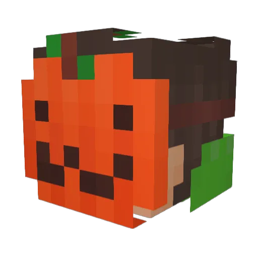ItzRegMC Minecraft avatar head, 3D render