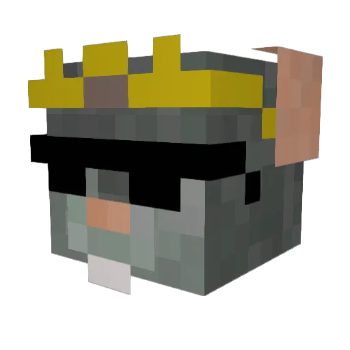 ItzReiMers Minecraft avatar head, 3D render