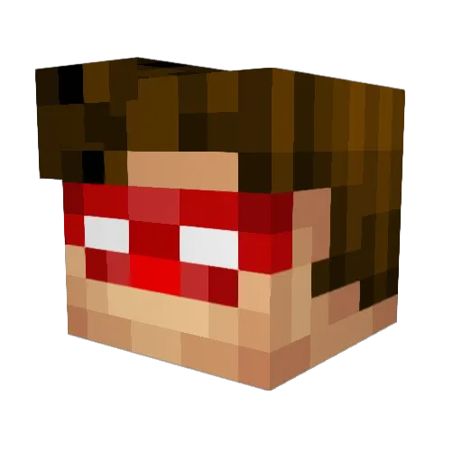 ItzRelox Minecraft avatar head, 3D render