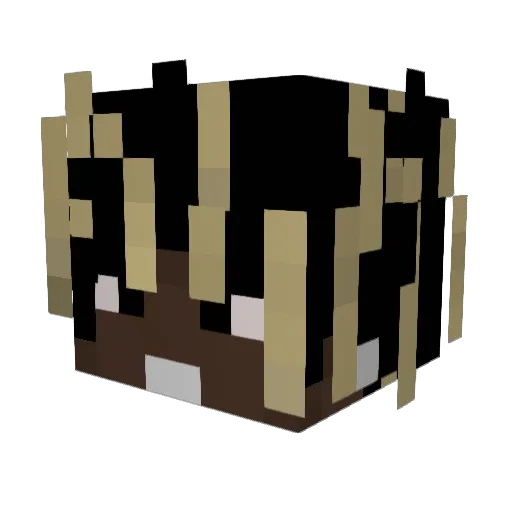 ItzRifted Minecraft avatar head, 3D render