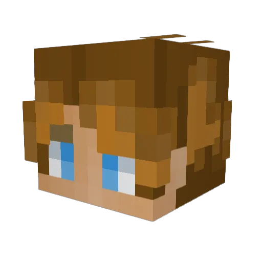 ItzRingoFett Minecraft avatar head, 3D render