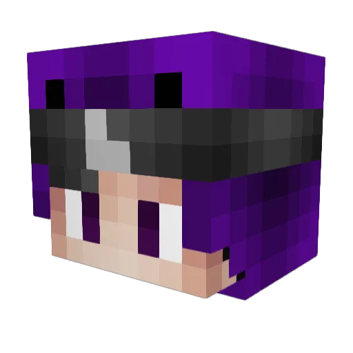 ItzRoier Minecraft avatar head, 3D render