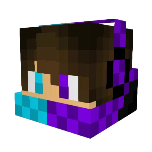 ItzRxze_08 Minecraft avatar head, 3D render