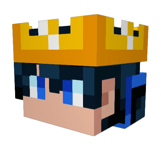 ItzRyanYT Minecraft avatar head, 3D render