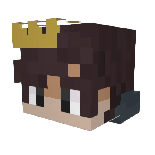 ItzSKP Minecraft avatar head, 3D render