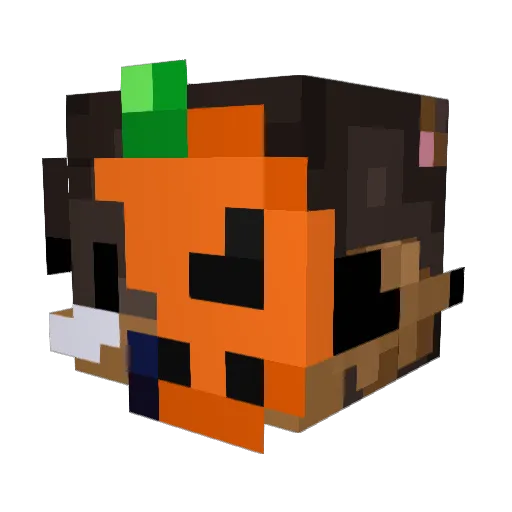 ItzSafe Minecraft avatar head, 3D render