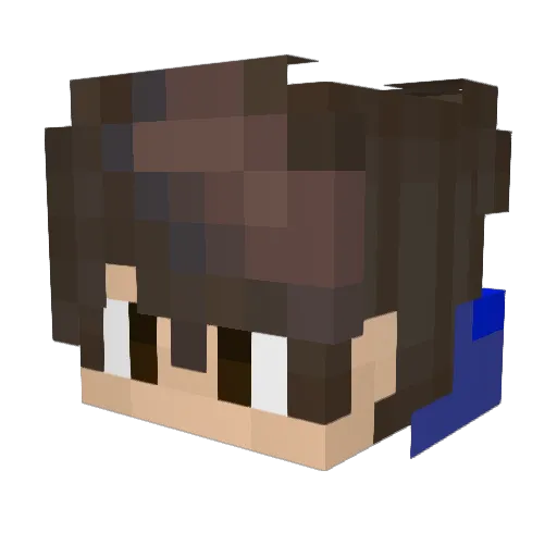 ItzSculkHD Minecraft avatar head, 3D render