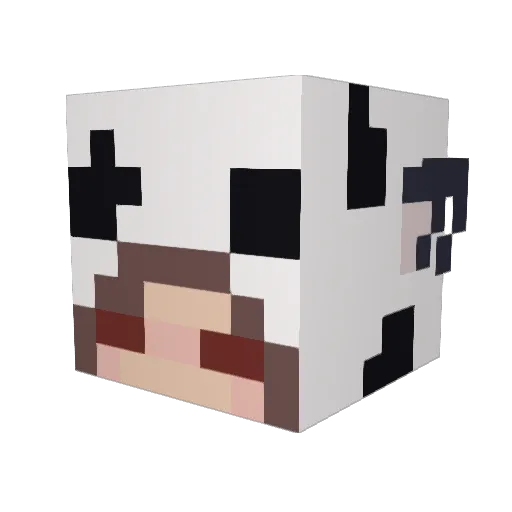 ItzSerena Minecraft avatar head, 3D render