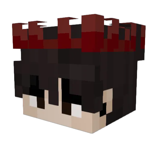 ItzShako Minecraft avatar head, 3D render