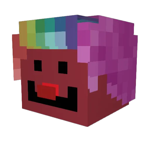 ItzShatter Minecraft avatar head, 3D render