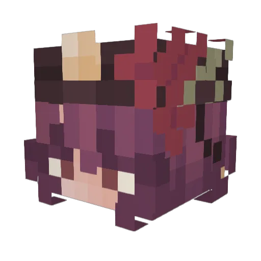 ItzShayYAY Minecraft avatar head, 3D render