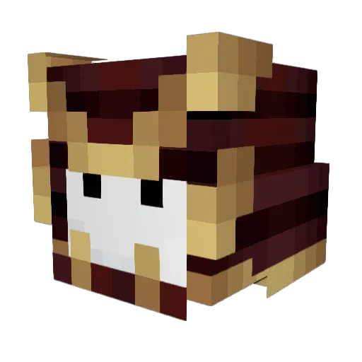 ItzSheep_ Minecraft avatar head, 3D render