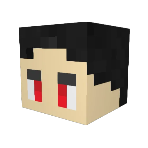 ItzShumb Minecraft avatar head, 3D render