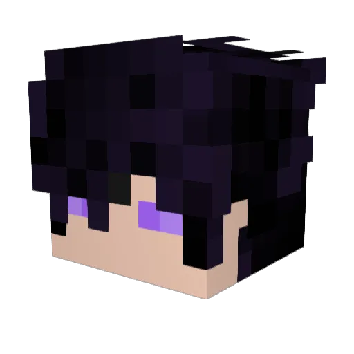ItzSlikz Minecraft avatar head, 3D render