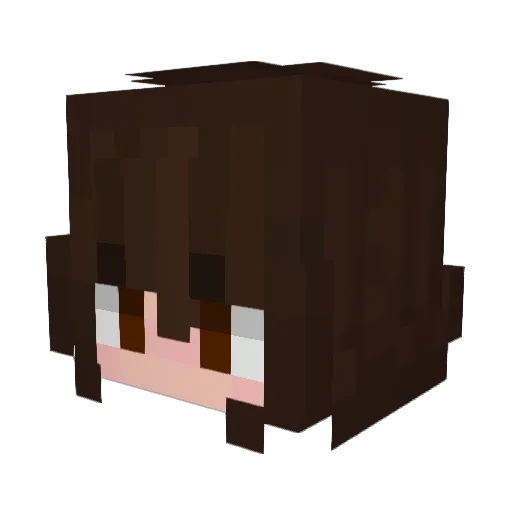 ItzSlowPvP Minecraft avatar head, 3D render
