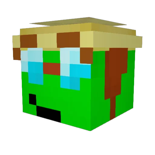 ItzSnorra Minecraft avatar head, 3D render