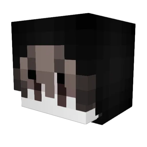 ItzSnowy0 Minecraft avatar head, 3D render