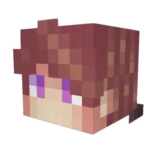 ItzSodium Minecraft avatar head, 3D render
