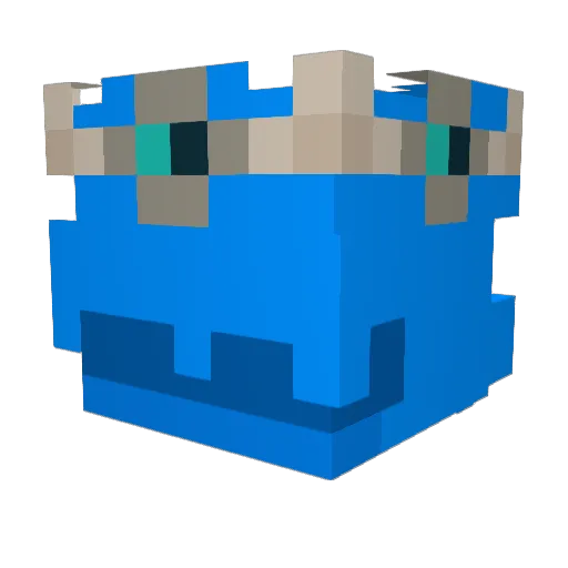 ItzSolo_ Minecraft avatar head, 3D render