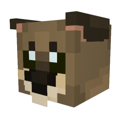 ItzSolr Minecraft avatar head, 3D render