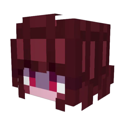 ItzStatic123 Minecraft avatar head, 3D render