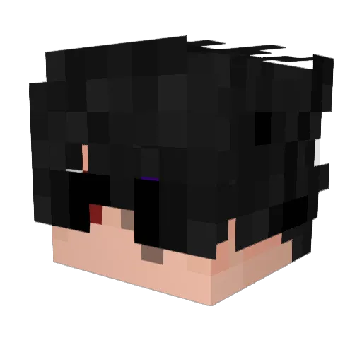ItzStorm007 Minecraft avatar head, 3D render