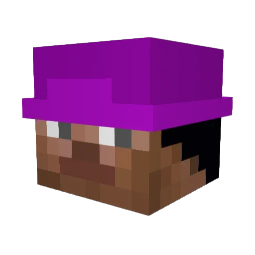 ItzSunz Minecraft avatar head, 3D render