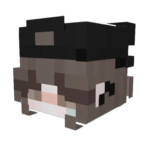 ItzSuperMika Minecraft avatar head, 3D render