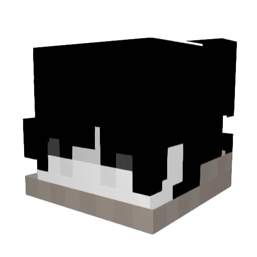 ItzSus00 Minecraft avatar head, 3D render