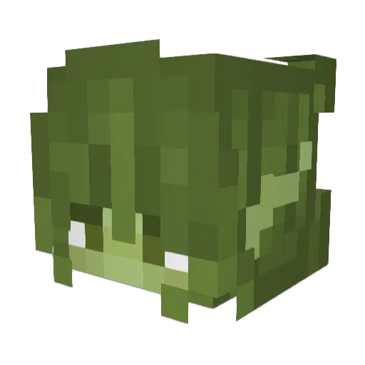 ItzSyntrax Minecraft avatar head, 3D render