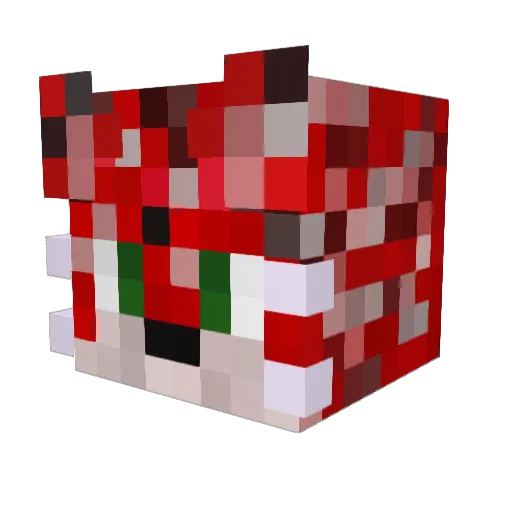 ItzTacocat Minecraft avatar head, 3D render