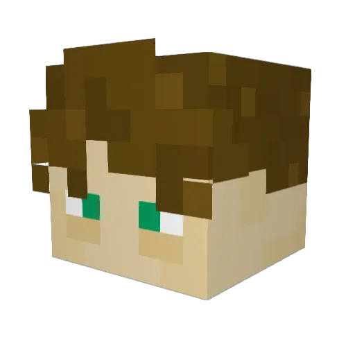 ItzTanjiii Minecraft avatar head, 3D render