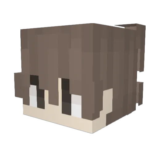 ItzTappa Minecraft avatar head, 3D render