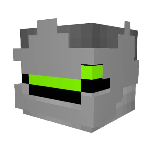 ItzTeddeh Minecraft avatar head, 3D render