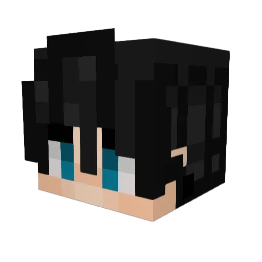 ItzTenzin Minecraft avatar head, 3D render