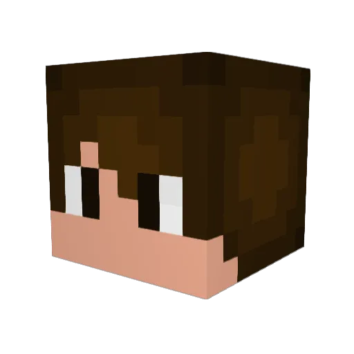 ItzThunderz Minecraft avatar head, 3D render