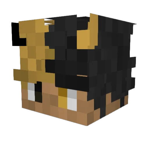 ItzTissue Minecraft avatar head, 3D render