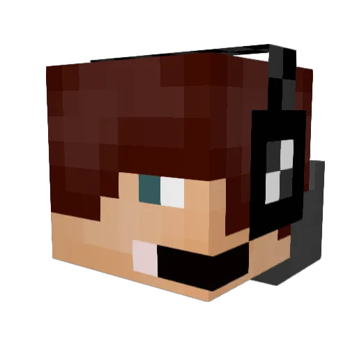 ItzTobiaZ Minecraft avatar head, 3D render