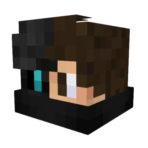 ItzTokoFTW Minecraft avatar head, 3D render