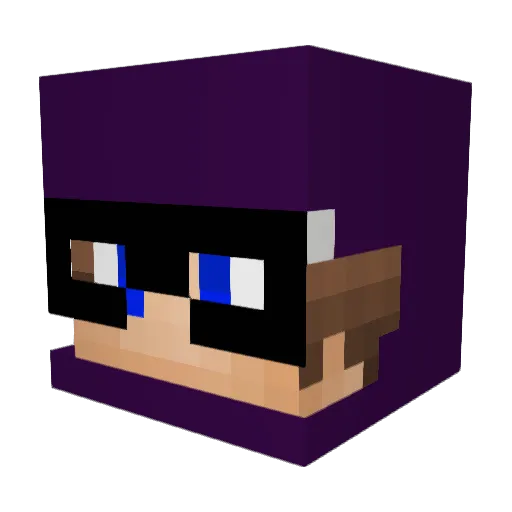 ItzToner Minecraft avatar head, 3D render