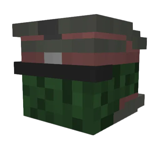 ItzTrieu Minecraft avatar head, 3D render