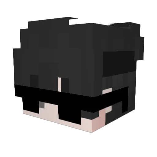 ItzTrolero Minecraft avatar head, 3D render