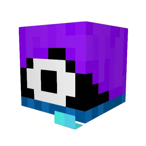 ItzTronn Minecraft avatar head, 3D render