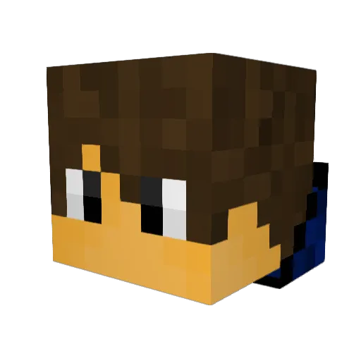 ItzUhDream Minecraft avatar head, 3D render