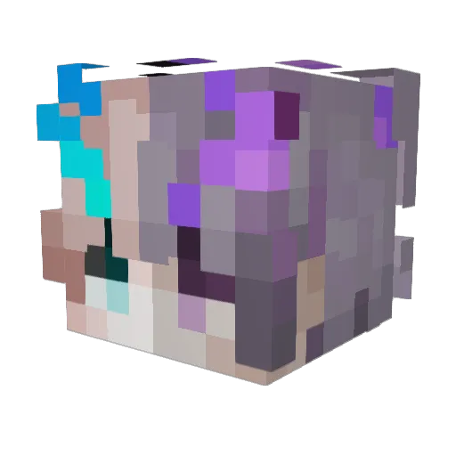 ItzUnreal Minecraft avatar head, 3D render