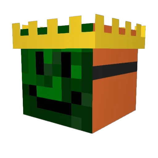 ItzVaylo Minecraft avatar head, 3D render