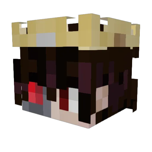 ItzVeyn Minecraft avatar head, 3D render