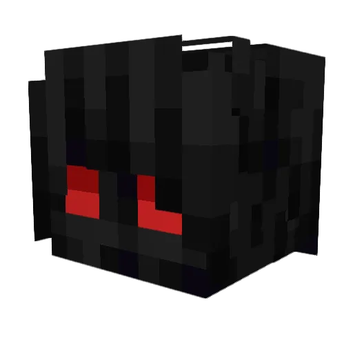 ItzVoidAK Minecraft avatar head, 3D render