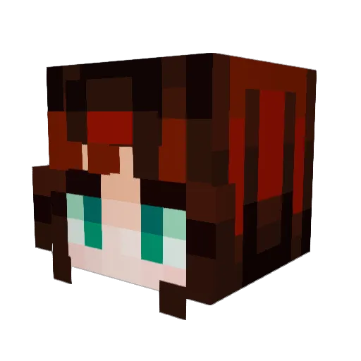 ItzVoidYT Minecraft avatar head, 3D render
