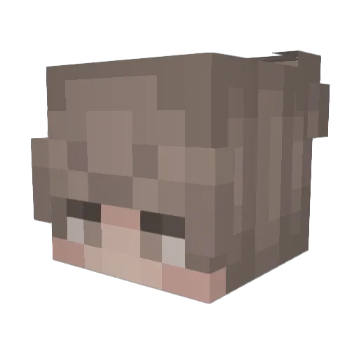 ItzVoltz28 Minecraft avatar head, 3D render